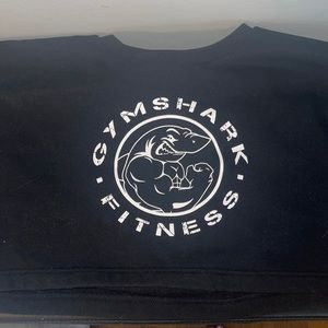 Gym shark cropped sweatshirt